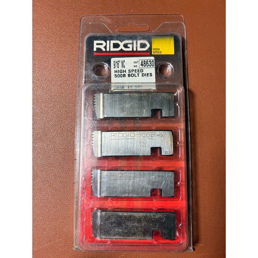 Ridgid 48630 9/16" NC High Speed 500B Bolt Dies
